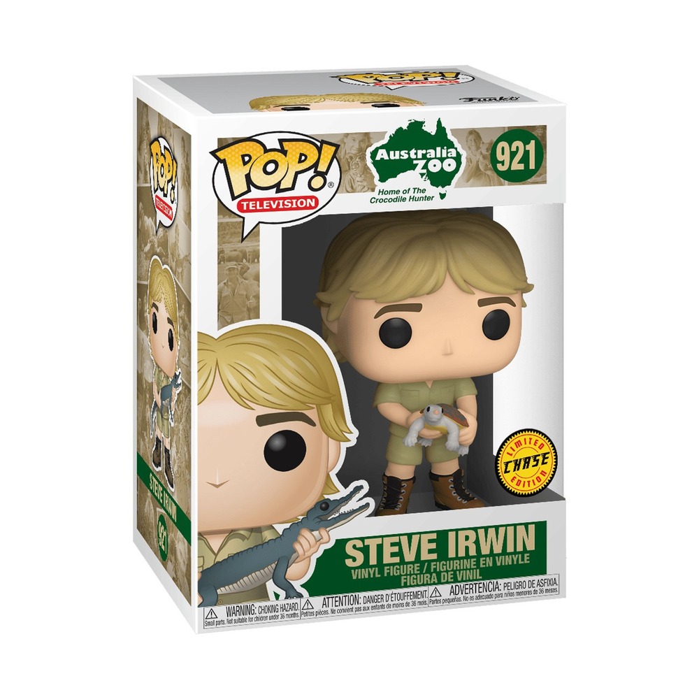 Funko Pop! Steve Irwin #921 Australia Zoo Crocodile Hunter Chase Vinyl Figure
